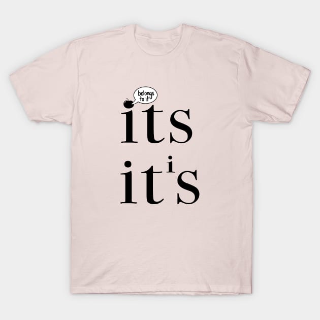 Its It's Grammar Police T-Shirt by sparkling-in-silence